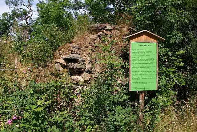 Feste Türbel – Ruine, 9 km von Plauen