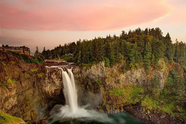 Snoqualmie Falls – Waterfall, 15 km from Issaquah