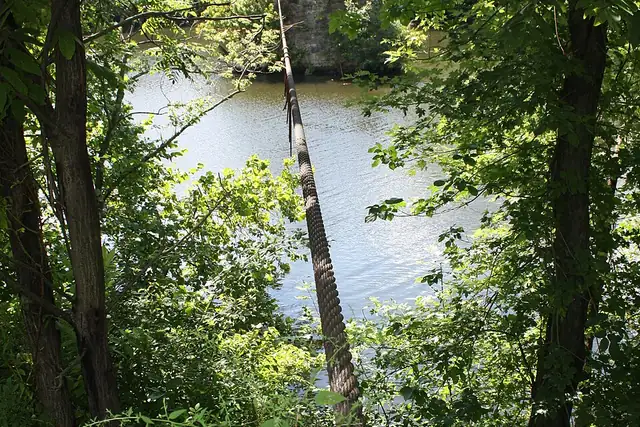 Lehigh Canal Chain Bridge – Ruin, near Easton