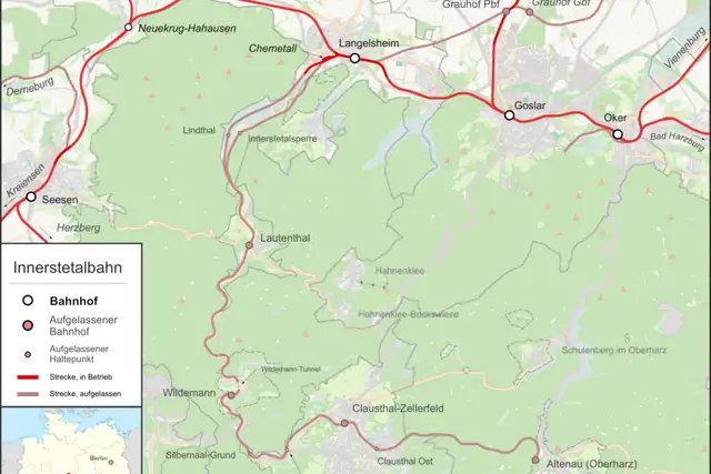 Ehemaliger Haltepunkt Lindthal – Ruin, 7 km from Seesen