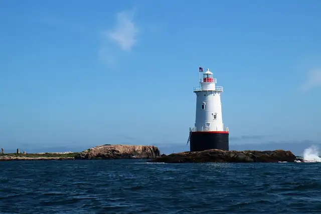 Sakonnet Light – Leuchtturm, 10 km von Newport
