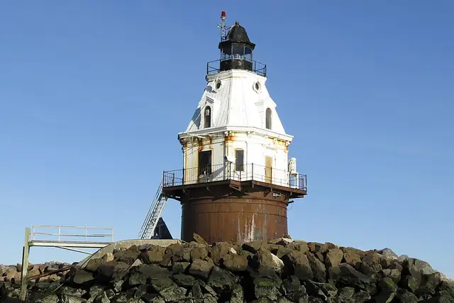 Southwest Ledge Light – Leuchtturm, bei West Haven