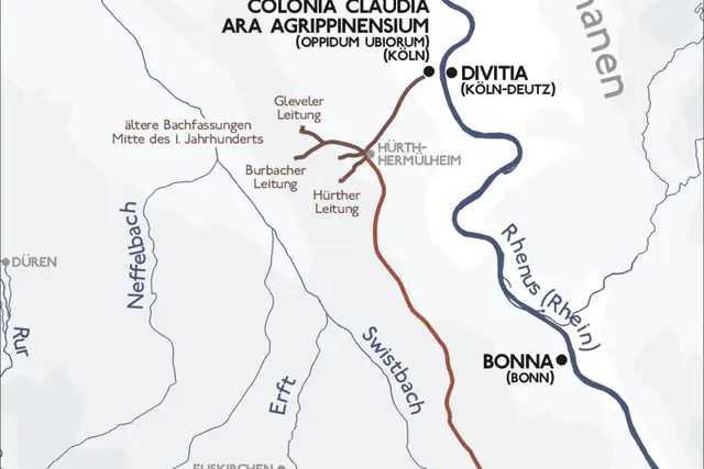 Teilstück der Römischen Wasserleitung – Ruine, bei Meckenheim